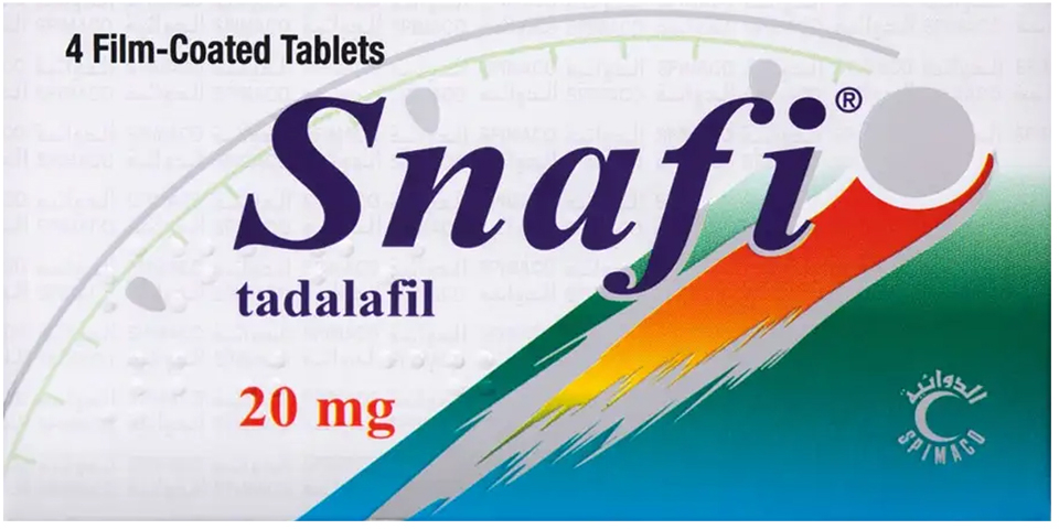 Snafi Tadalafil 20 mg - 4 Tablets