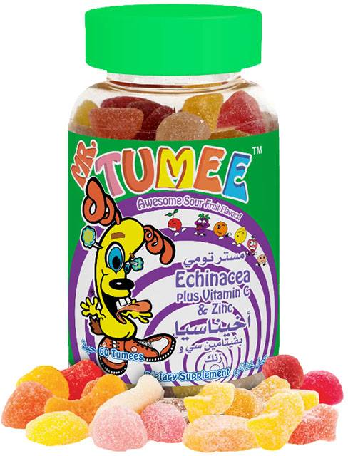 Mr-Tumee-Echinacea-With-Vit-C&Zinc Chewable Tablet 60pcs