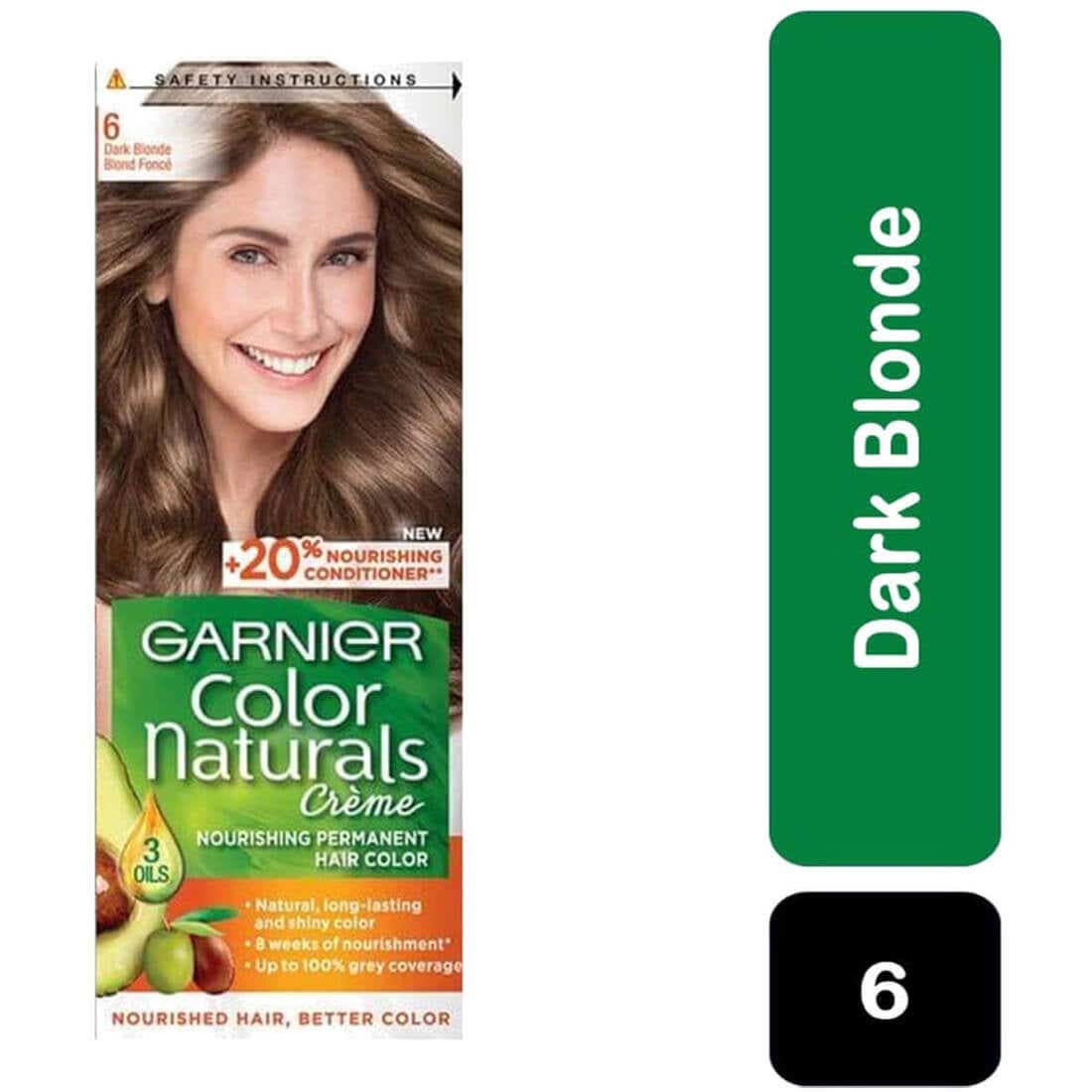 Garnier Color Naturals Creme Hair Color Dark Blonde 6