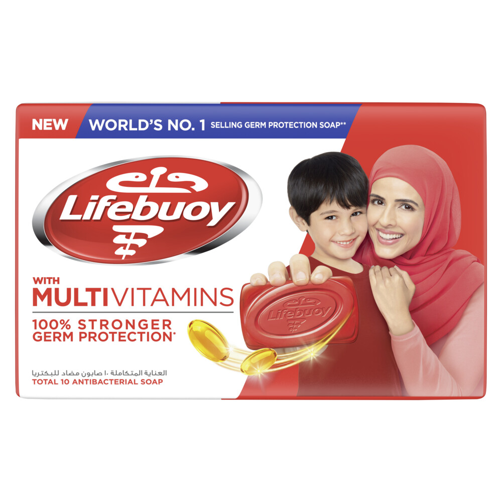 Lifebuoy Bar Soap, Total 10, 160 g