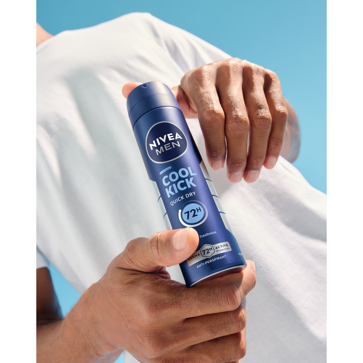 NIVEA MEN Cool Kick, Deodorant for Men, Fresh Scent, Spray 200ml