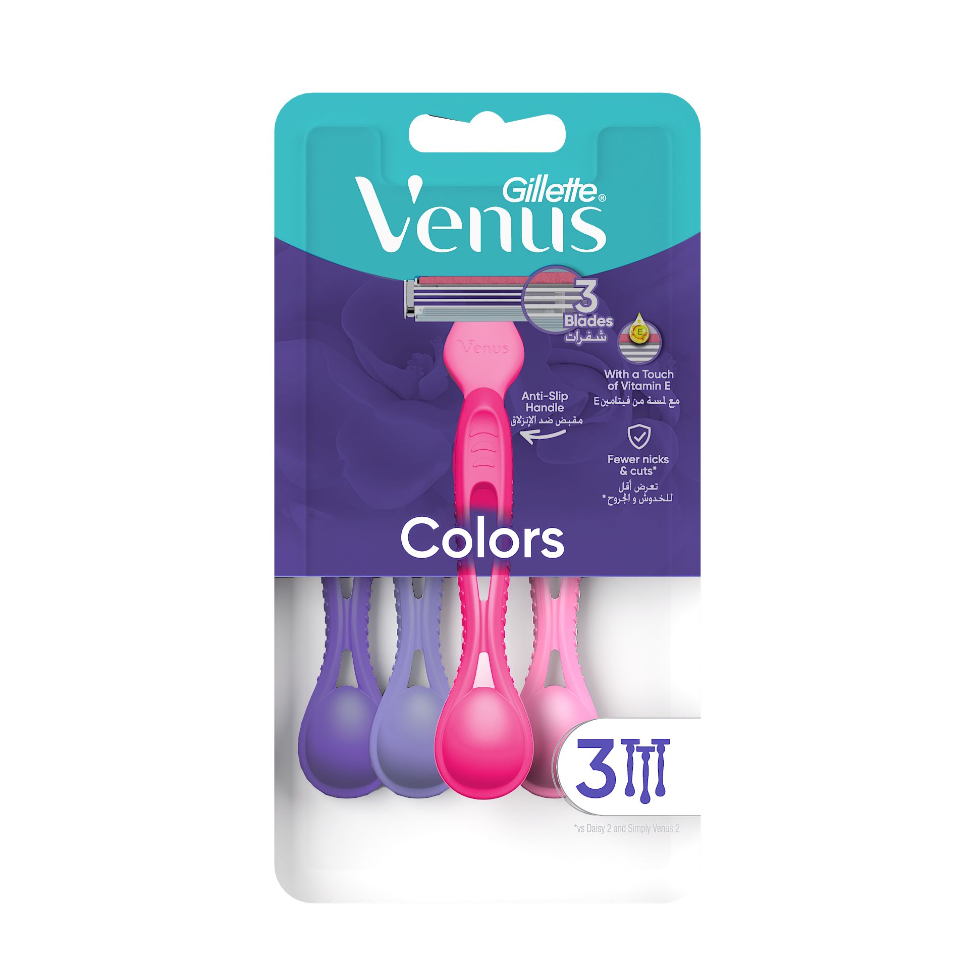 Gillette Venus Simply Plus Disposable Razors 3 Count