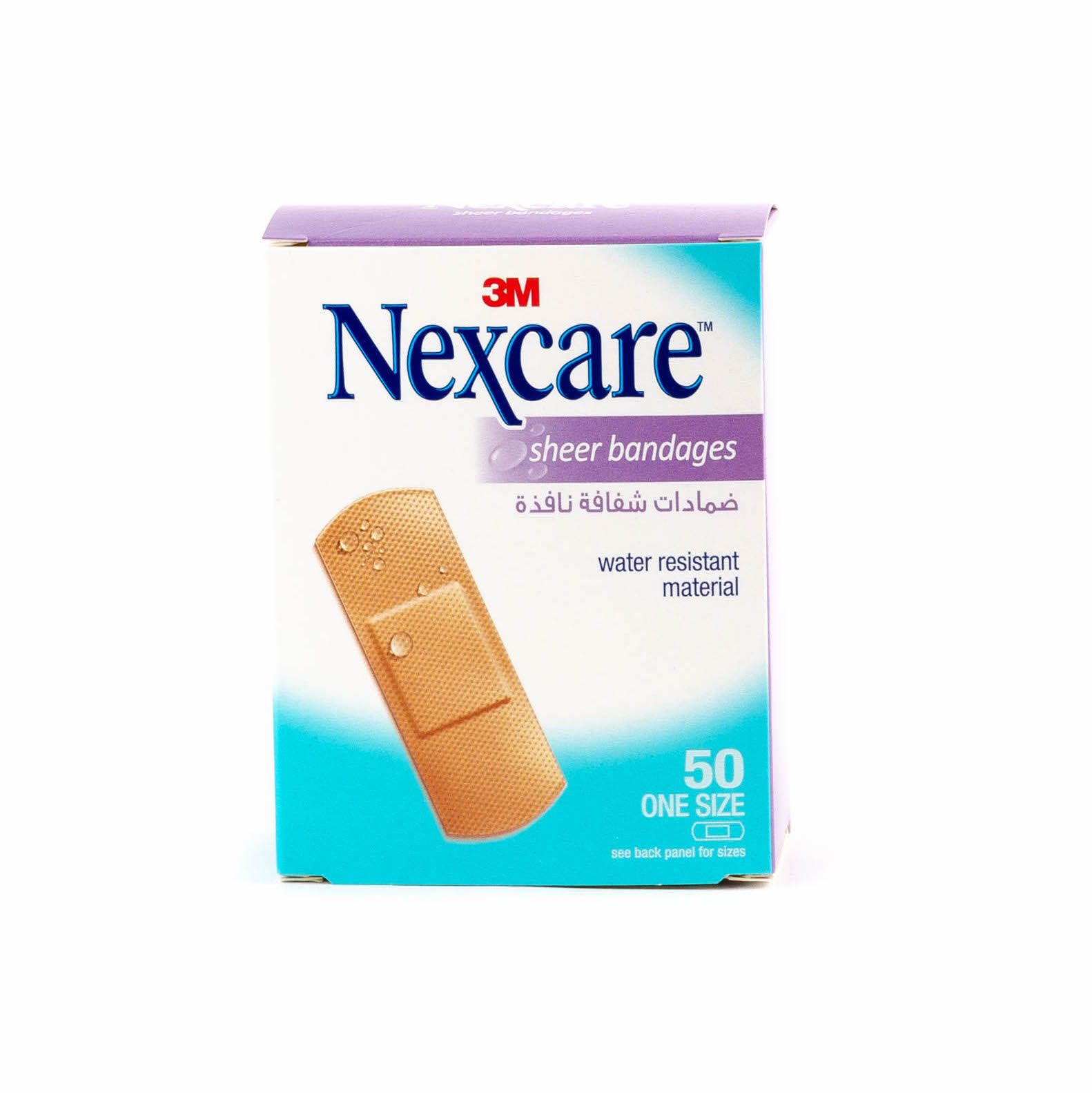 Nexcare Sheer Bandages 50pcs 72*25 mm 656-50 3m