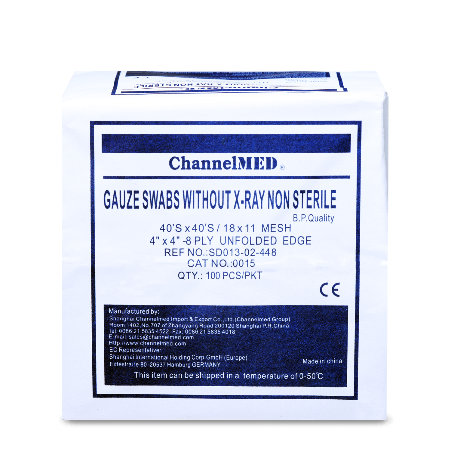 Channelmed Gauze Swabs 10*10 cm 100 pcs