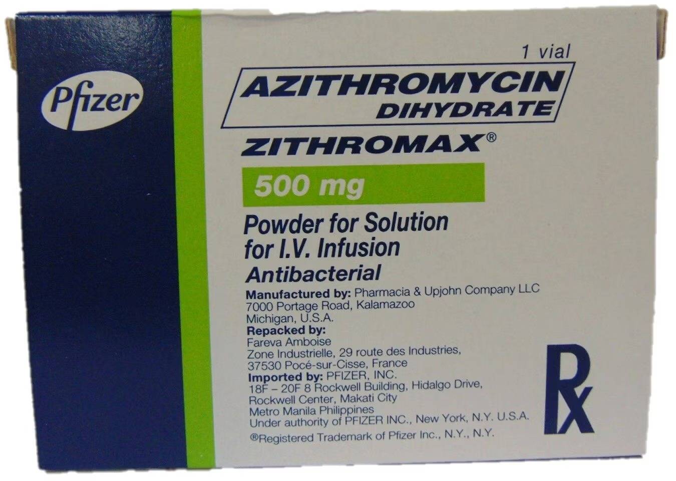 Zithromax 500 mg Powder For IV Infusion | Nahdi