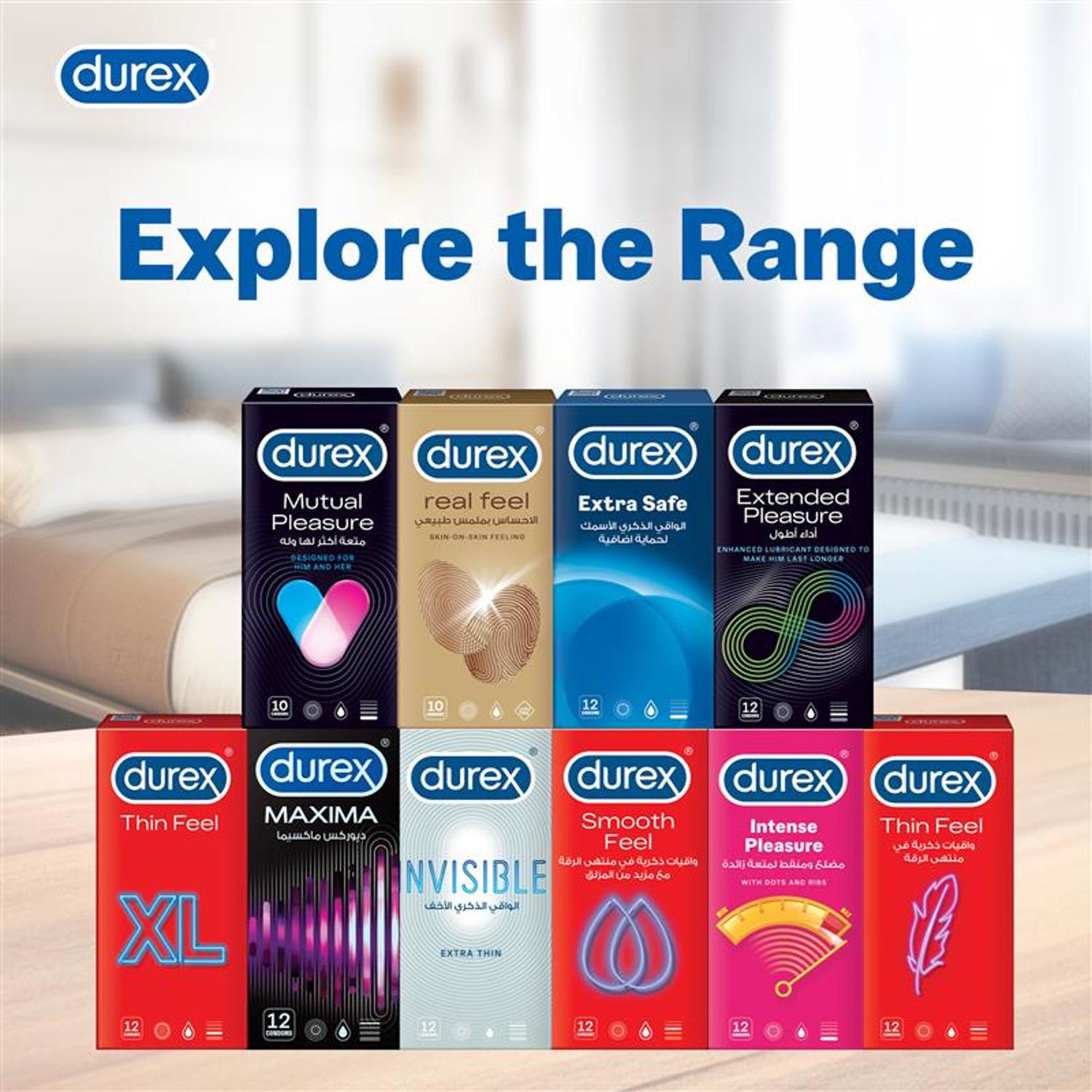 Durex Condom Mutual Pleasure (Performax Intense) 10 pcs