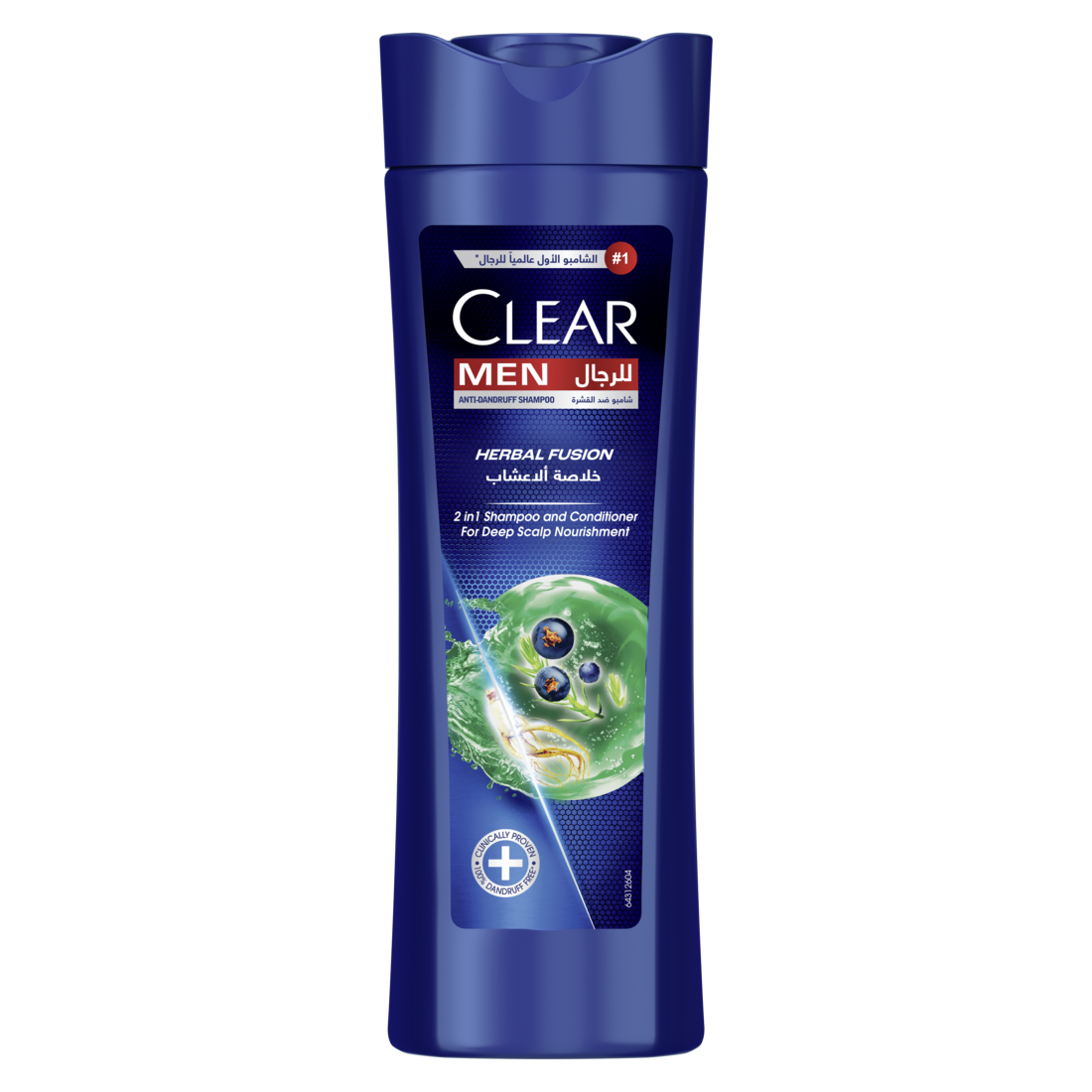 CLEAR 2in1 Shampoo & conditioner for men, Herbal Fusion, 400ml