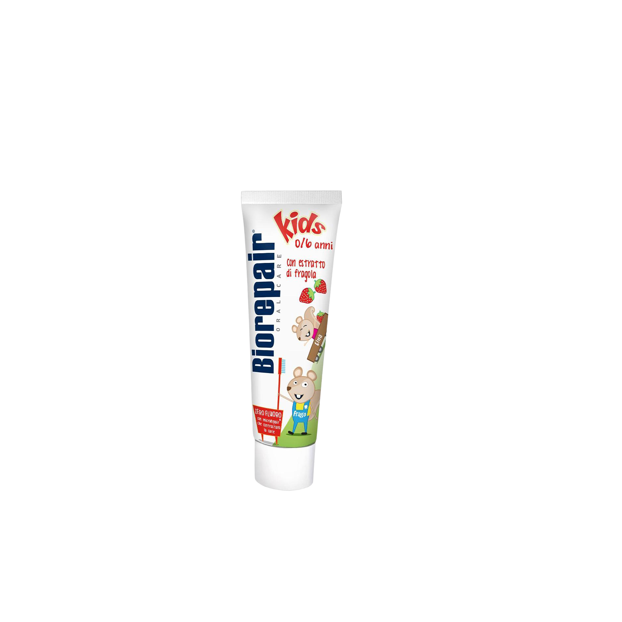 Biorepair Toothpaste Kids 0-6 Strawberry Flavour 50ml