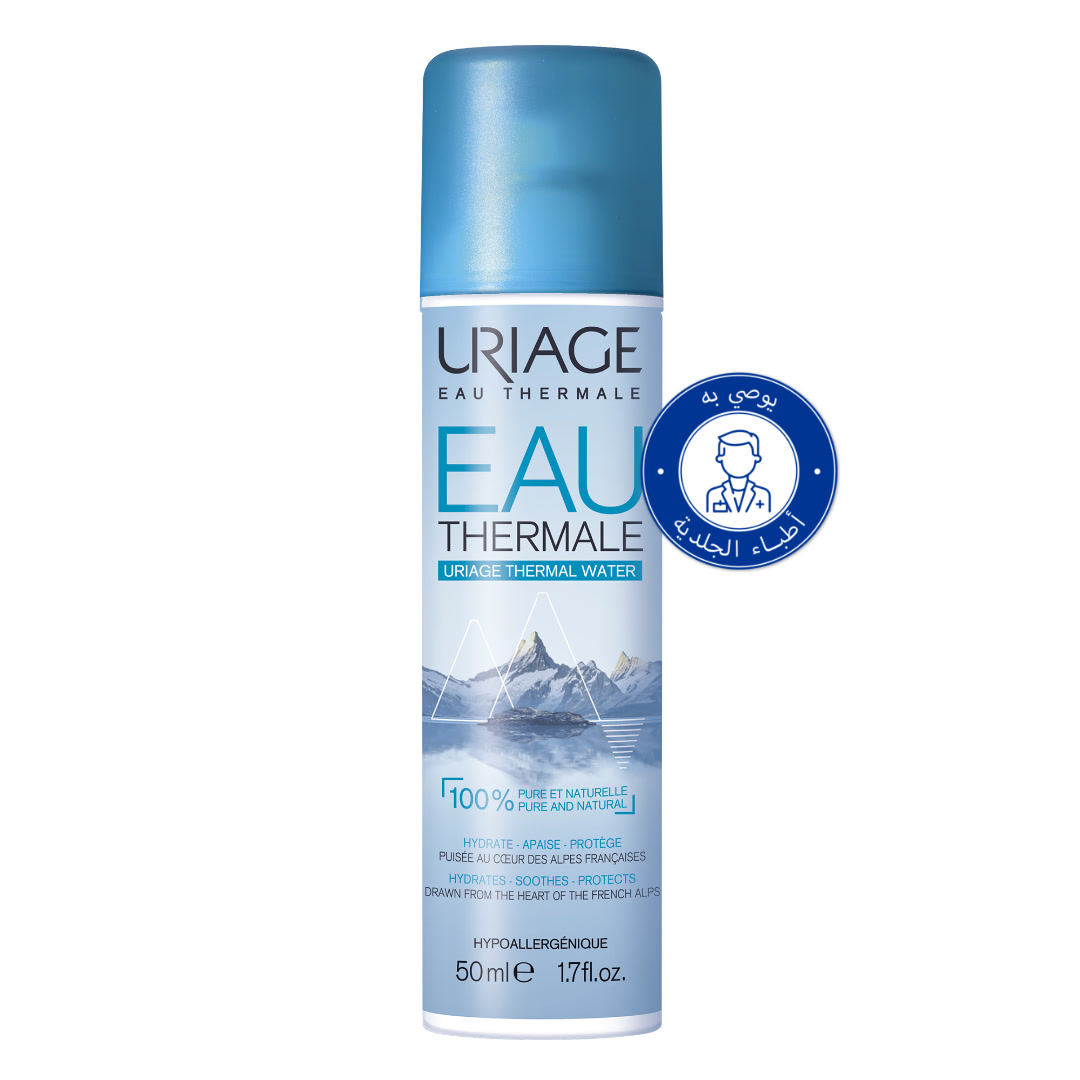 URIAGE Thermal Water, 100% pure & natural,  Hydrates, soothes, protects 50ML