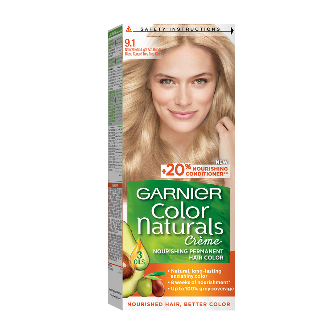 Garnier Color Naturals Creme Hair Color Light Gray Blond 9.1