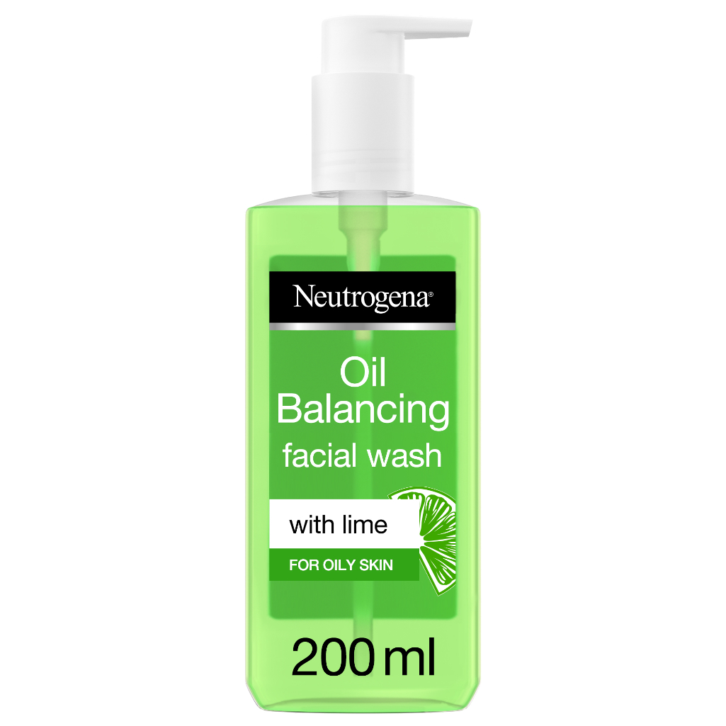 Neutrogena Oil Balancing Face Wash With Lime For Oily Skin 200 ml