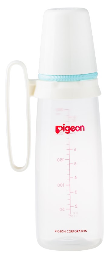 Pigeon Nursing Bottle With Handle Plastic 240 Ml