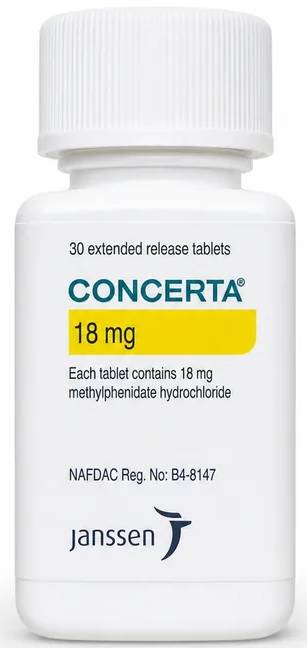 Concerta 18 mg Er 30tab