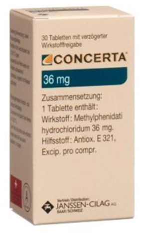 Concerta 36 mg Er 30tab