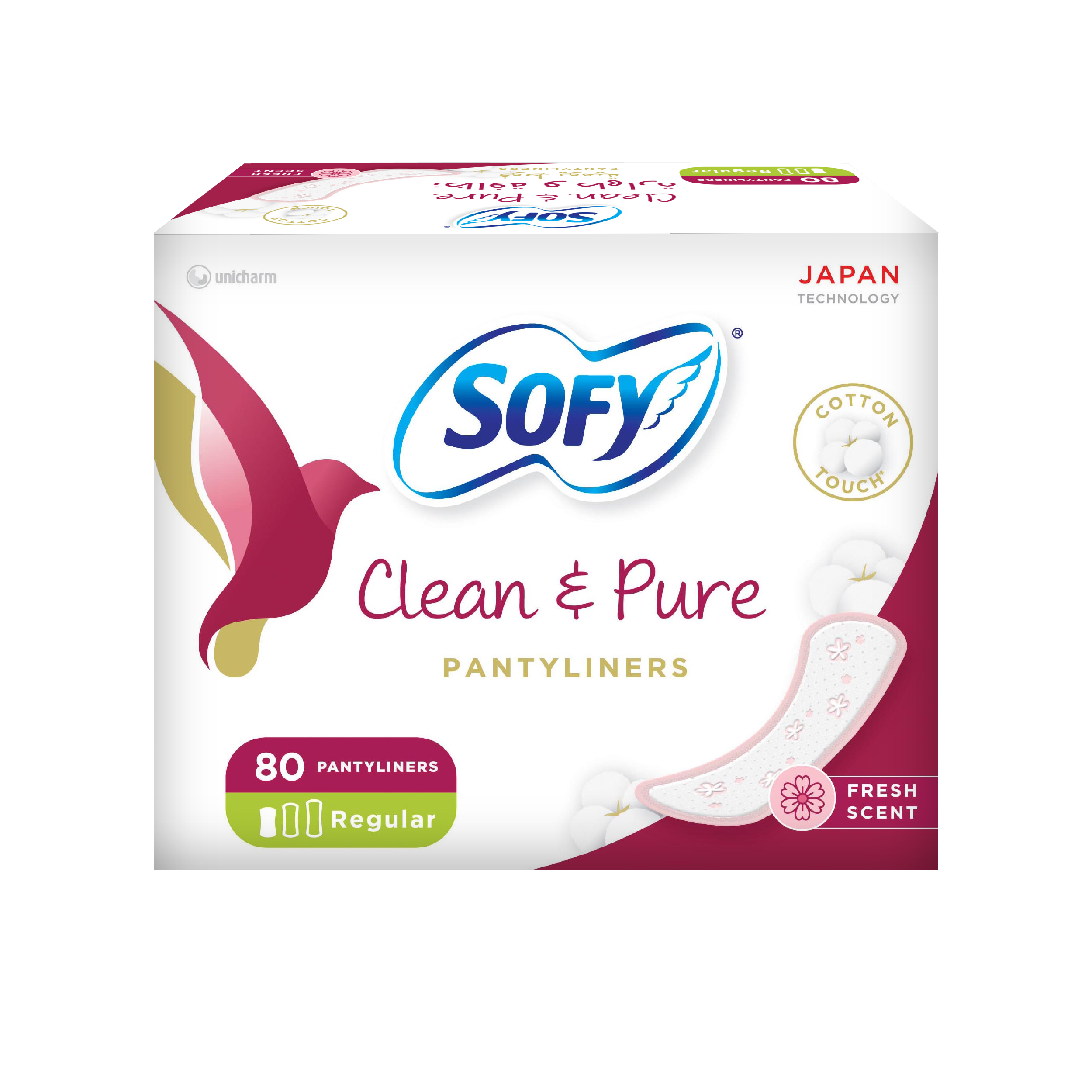 Sofy Panty Liner 58 pads +22 free (Fresh)