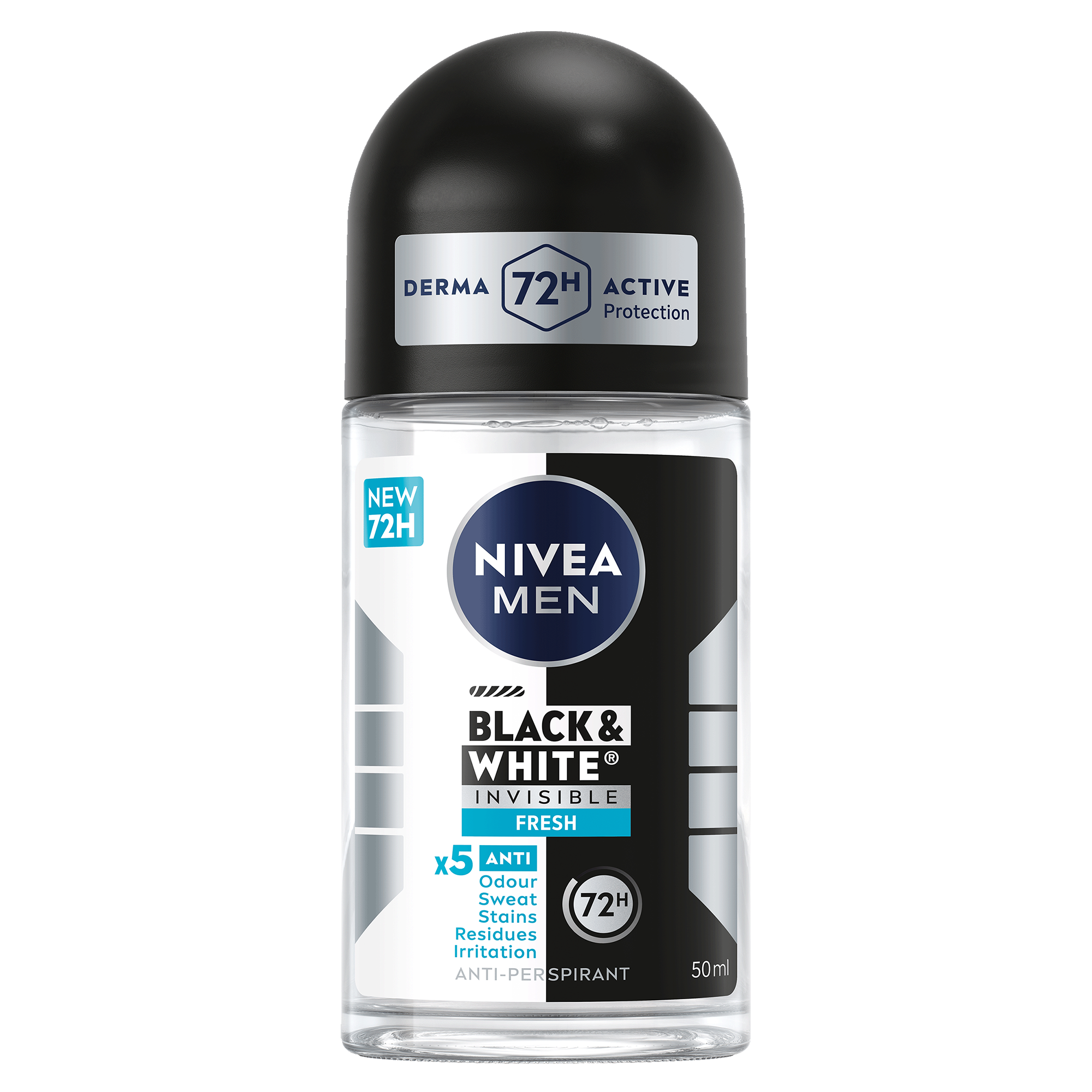 Nivea Deo Inv Black And White Fresh Roll On 50 ml