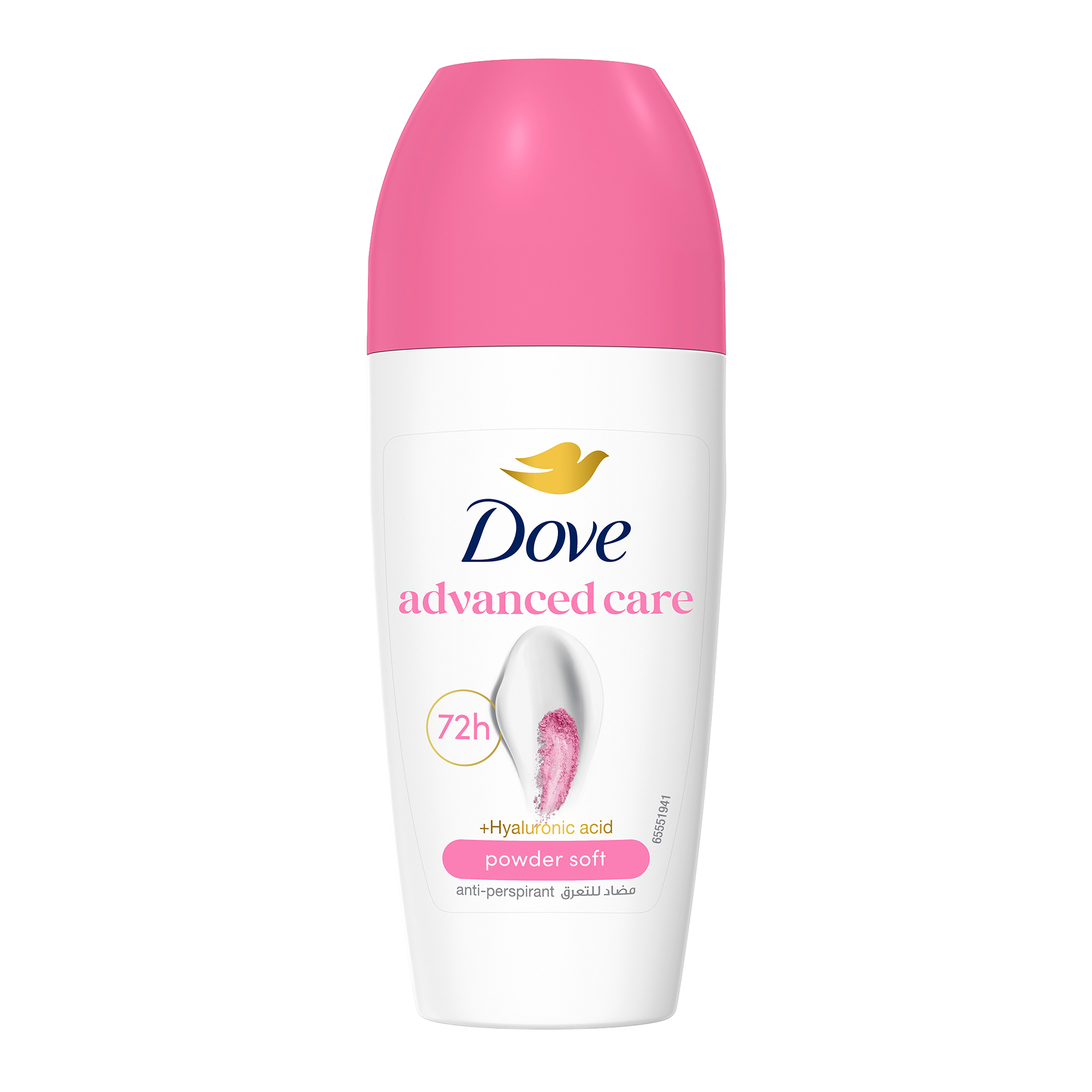DOVE Antiperspirant Roll-On, Powder Soft, 50ml