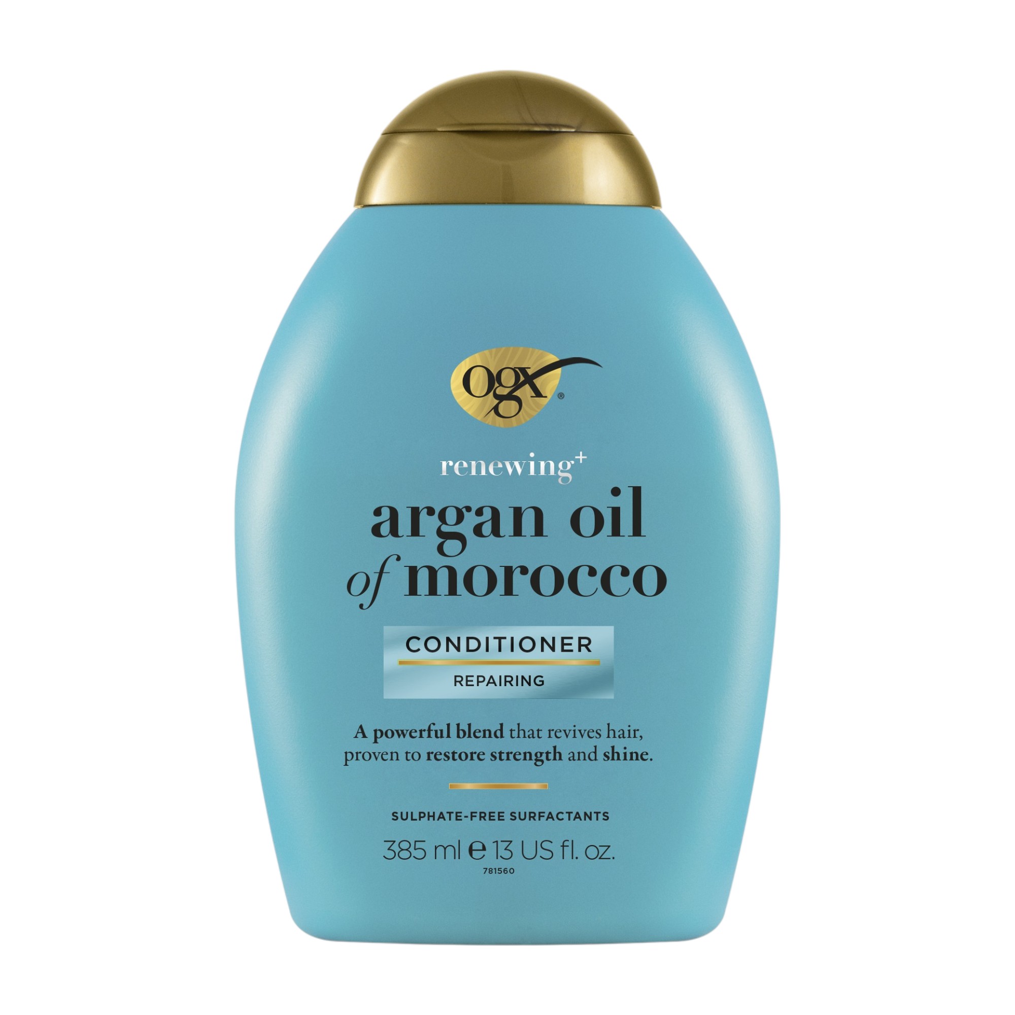 OGX Renewing+ Argan Oil of Morocco Conditioner, New Gentle and pH Balanced Formula, 385ml