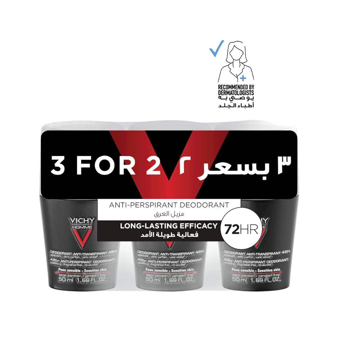 Vichy Roll On Homme 2 1 Free 50 ml
