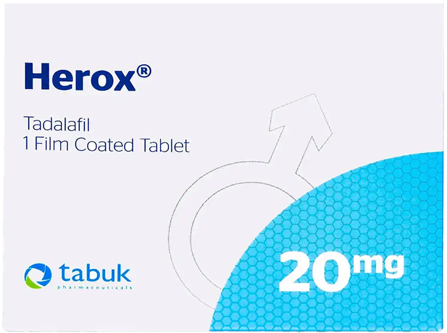 Herox Tadalafil 20 mg - 1 Tablet