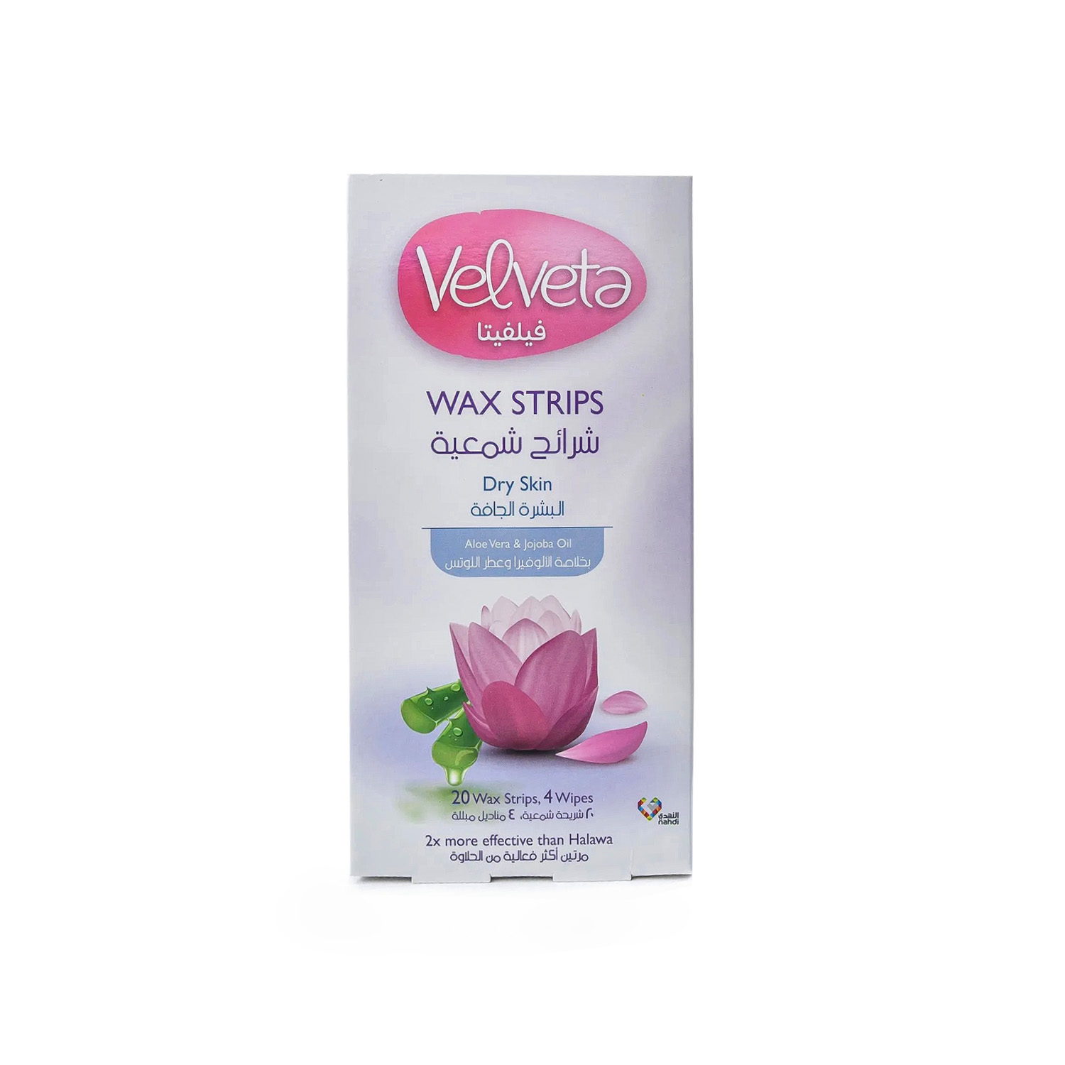 Velveta Body Wax Strips Dry Skin - 20 Strips