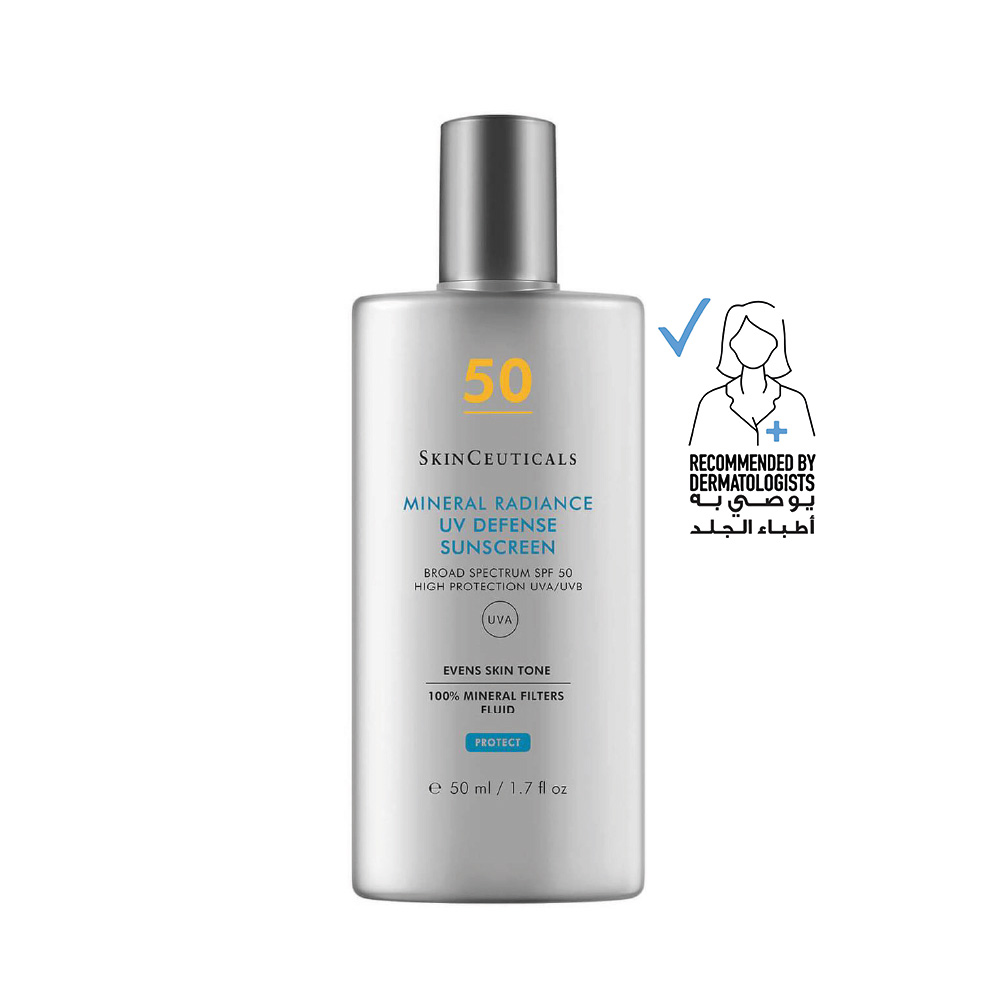 سكينسيوتيكالز مينرال رادينس يو في ديفنس SPF50 واقي شمس لجميع أنواع البشرة ٥٠ مل