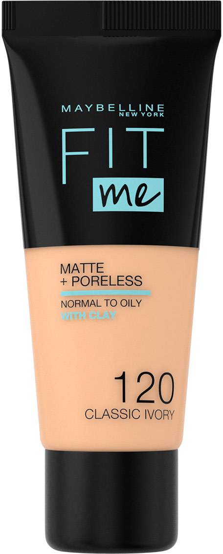 Maybelline Fit Me Foundation Matte Poreless 120 Classic Ivory