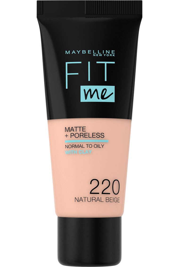 Maybelline Fit Me Foundation Matte Poreless 220 Nat - Beige