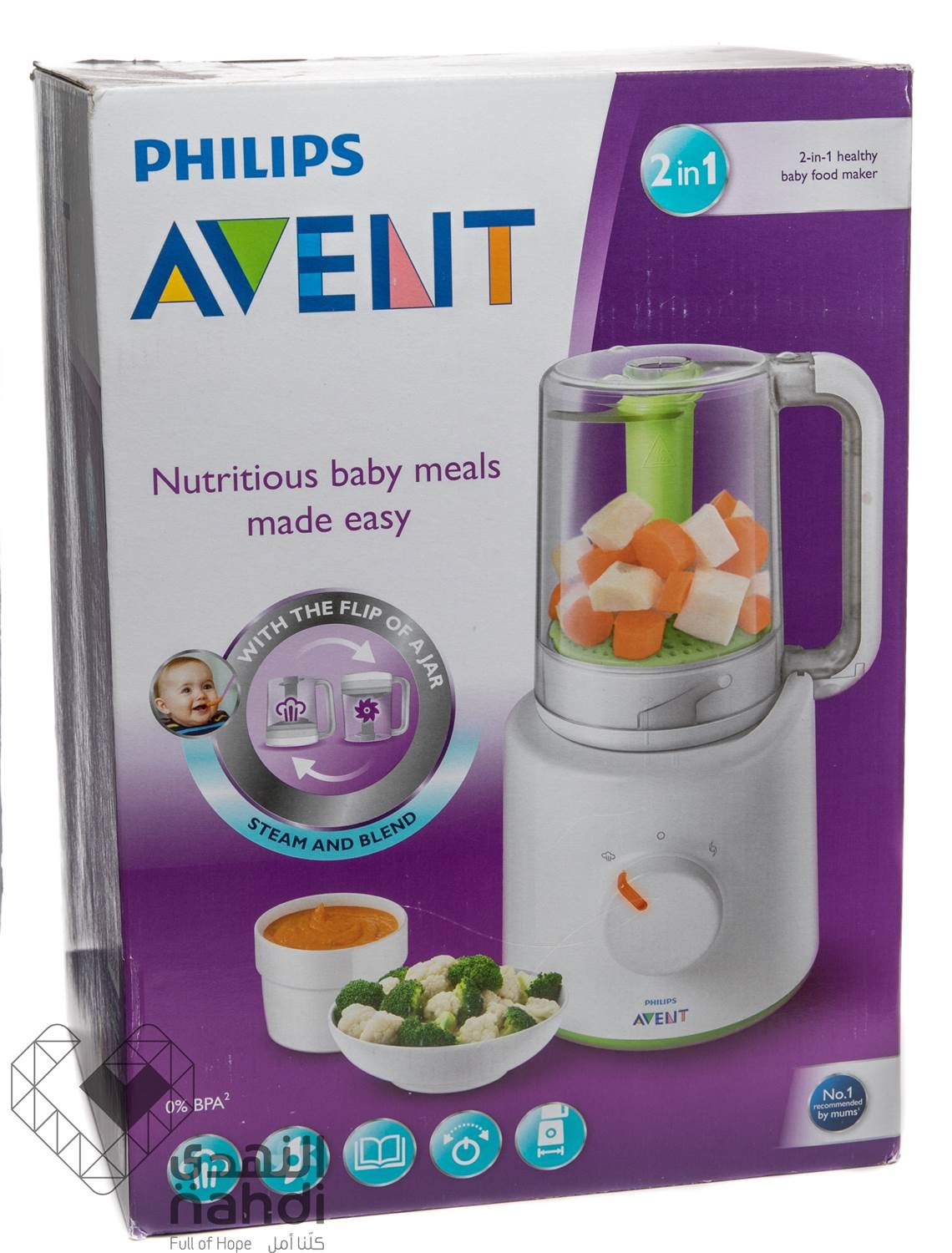 Philips Avent 2 In 1 Combined Steamer And Blender