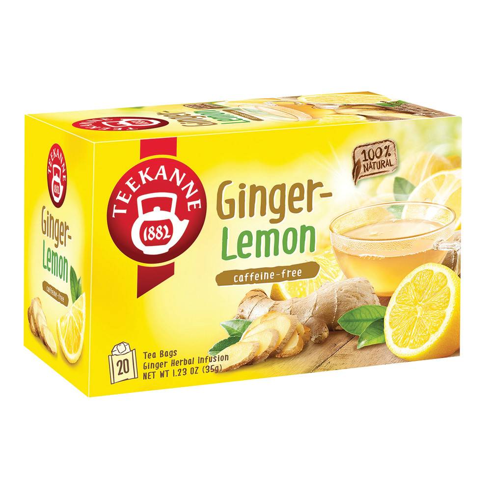 Teekanne Ginger And Lemon 20 Tea Bags