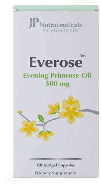 JP Everose Evening Primrose Oil 500 mg For Women 60 Capsules