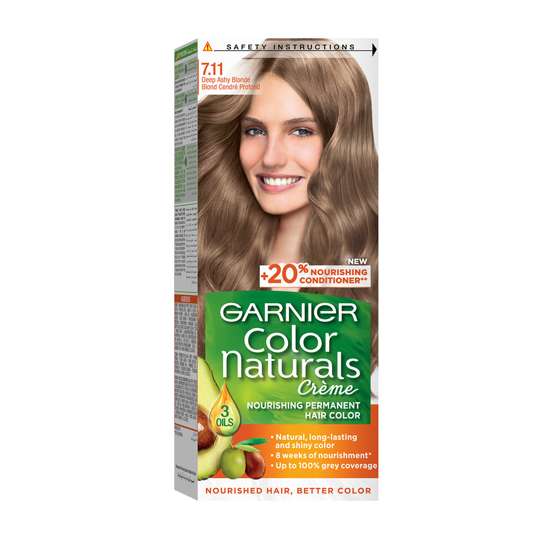 Garnier Color Naturals Creme Hair Color Ashy Blonde 7.11