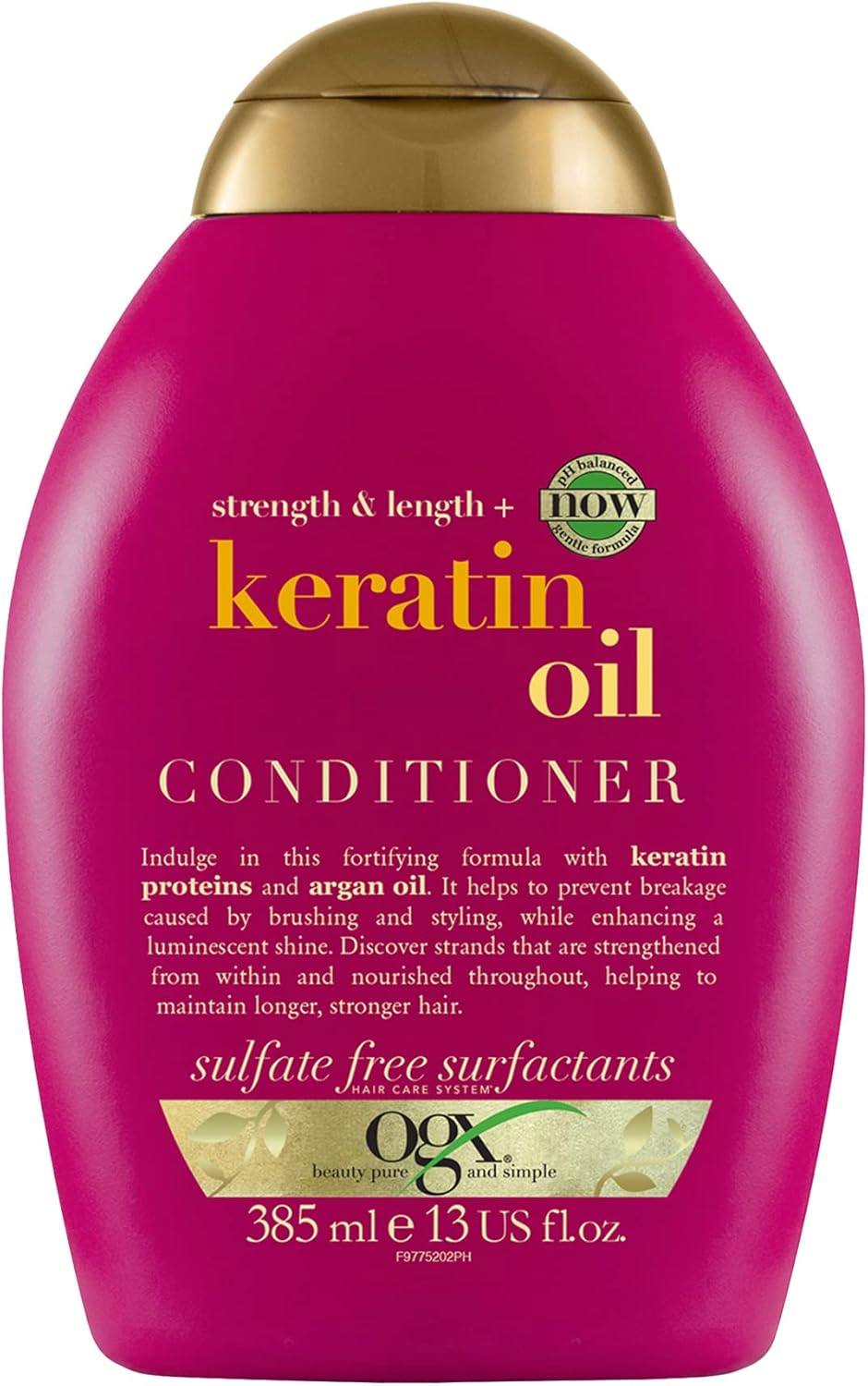 OGX Strength, Shine and Length with Keratin Oil Conditioner, 385ml