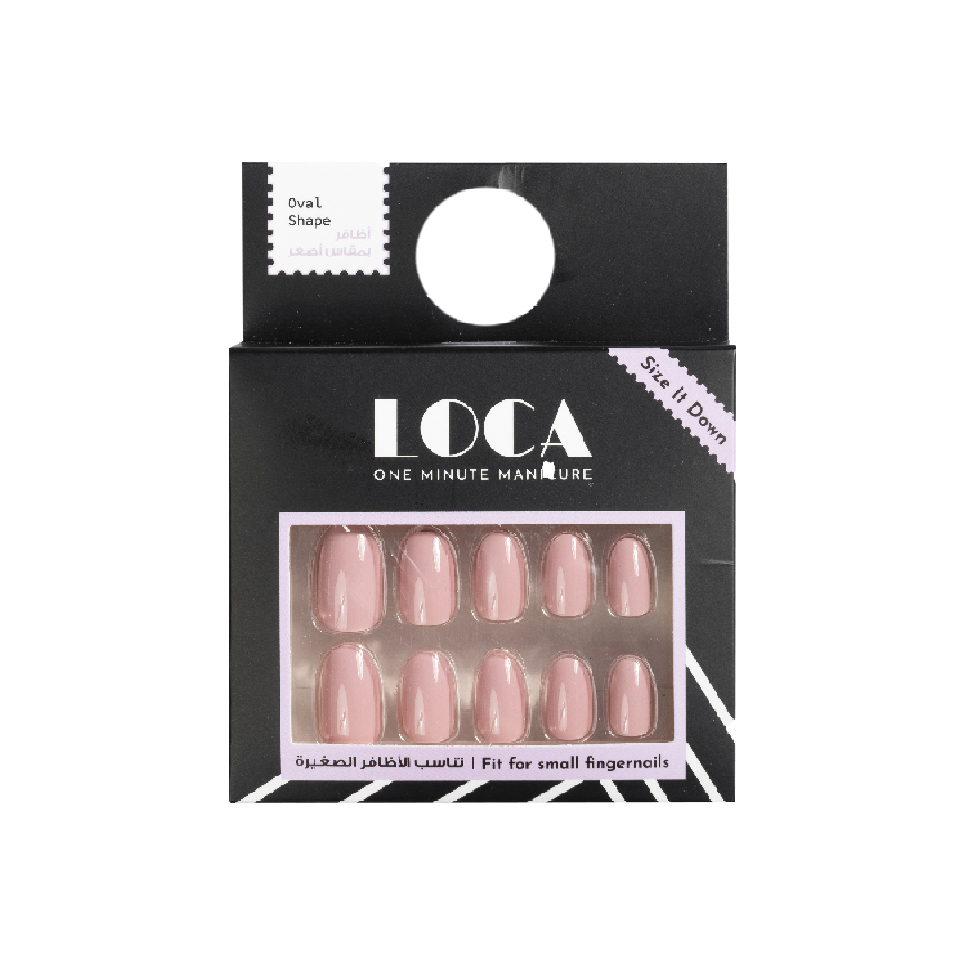 loca press on nails pink nude oval shape (14)