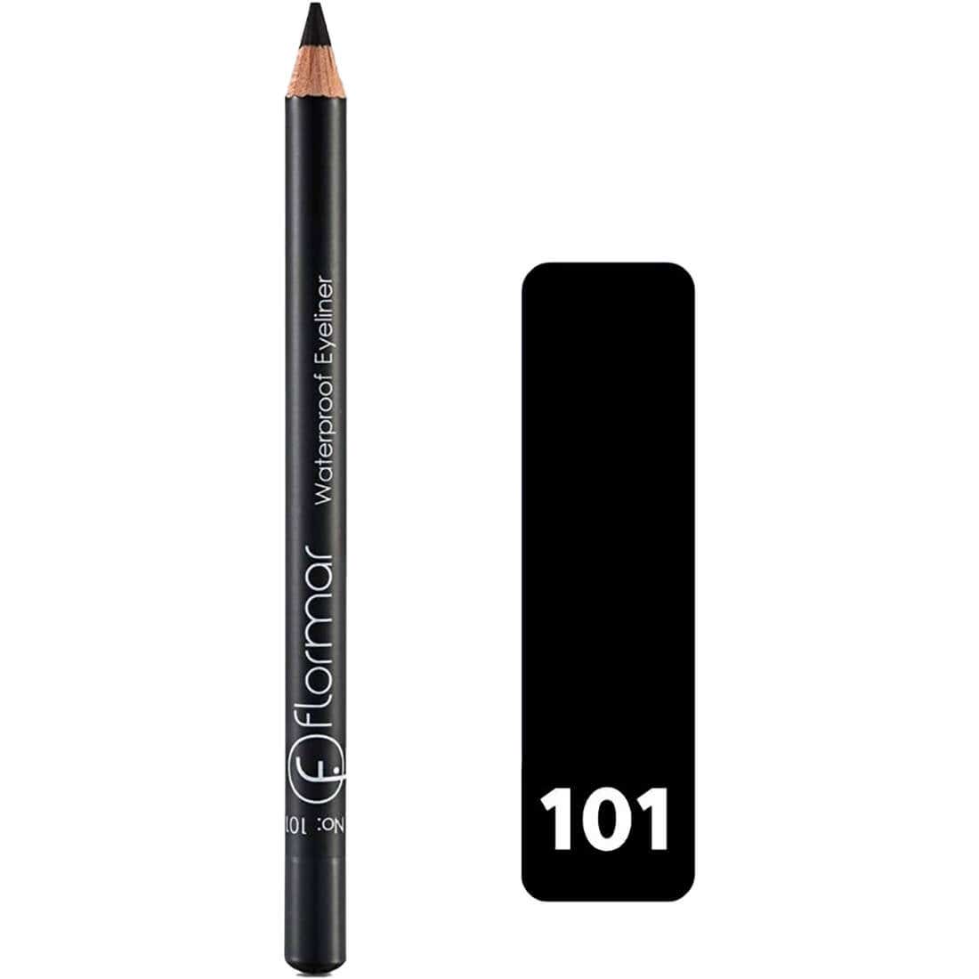 Flormar Waterproof Eyeliner Pencil 101- Black