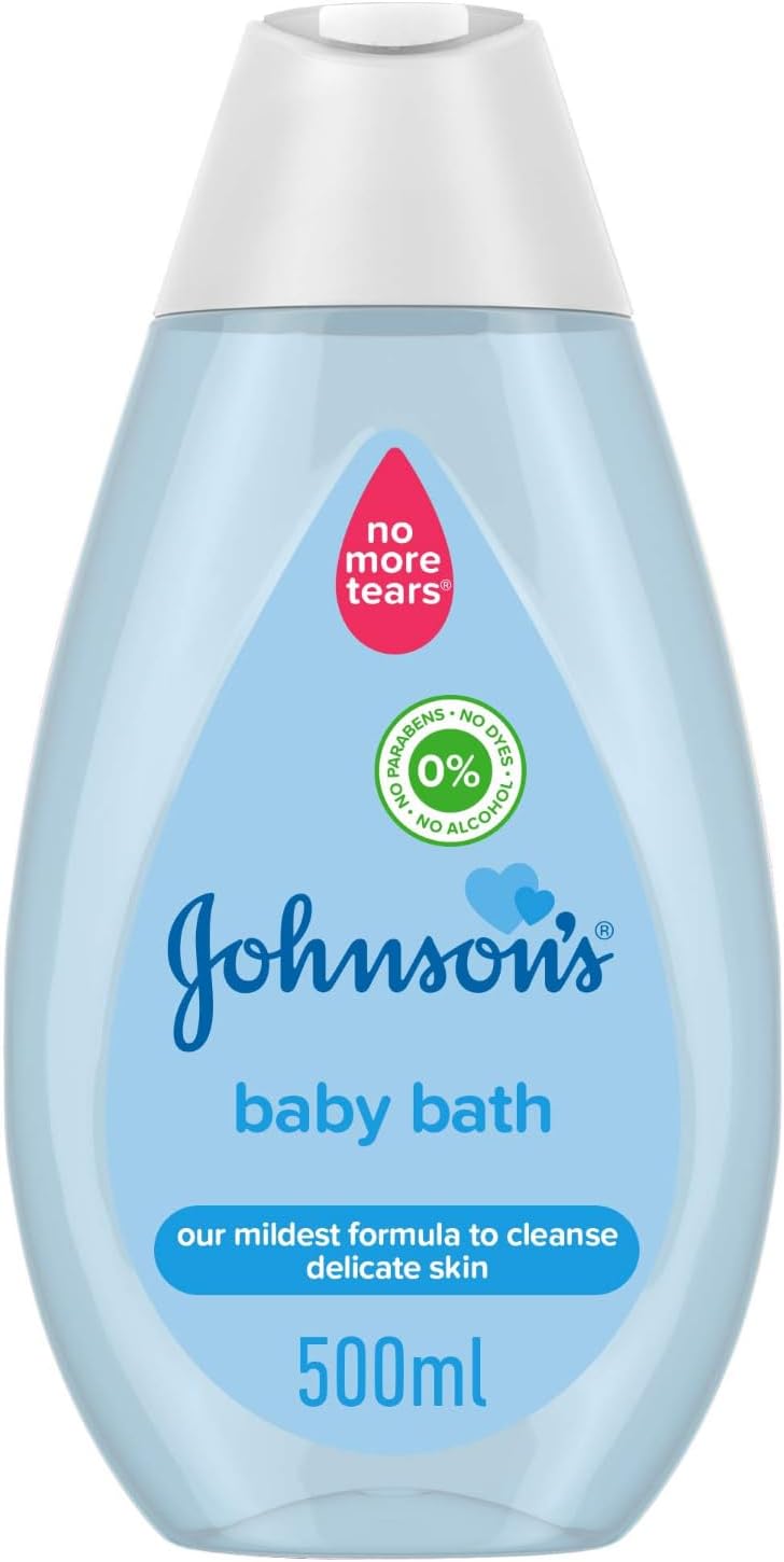 Johnson's Baby Bath, Our Mildest Formula to Cleanse Delicate Skin, 500ml