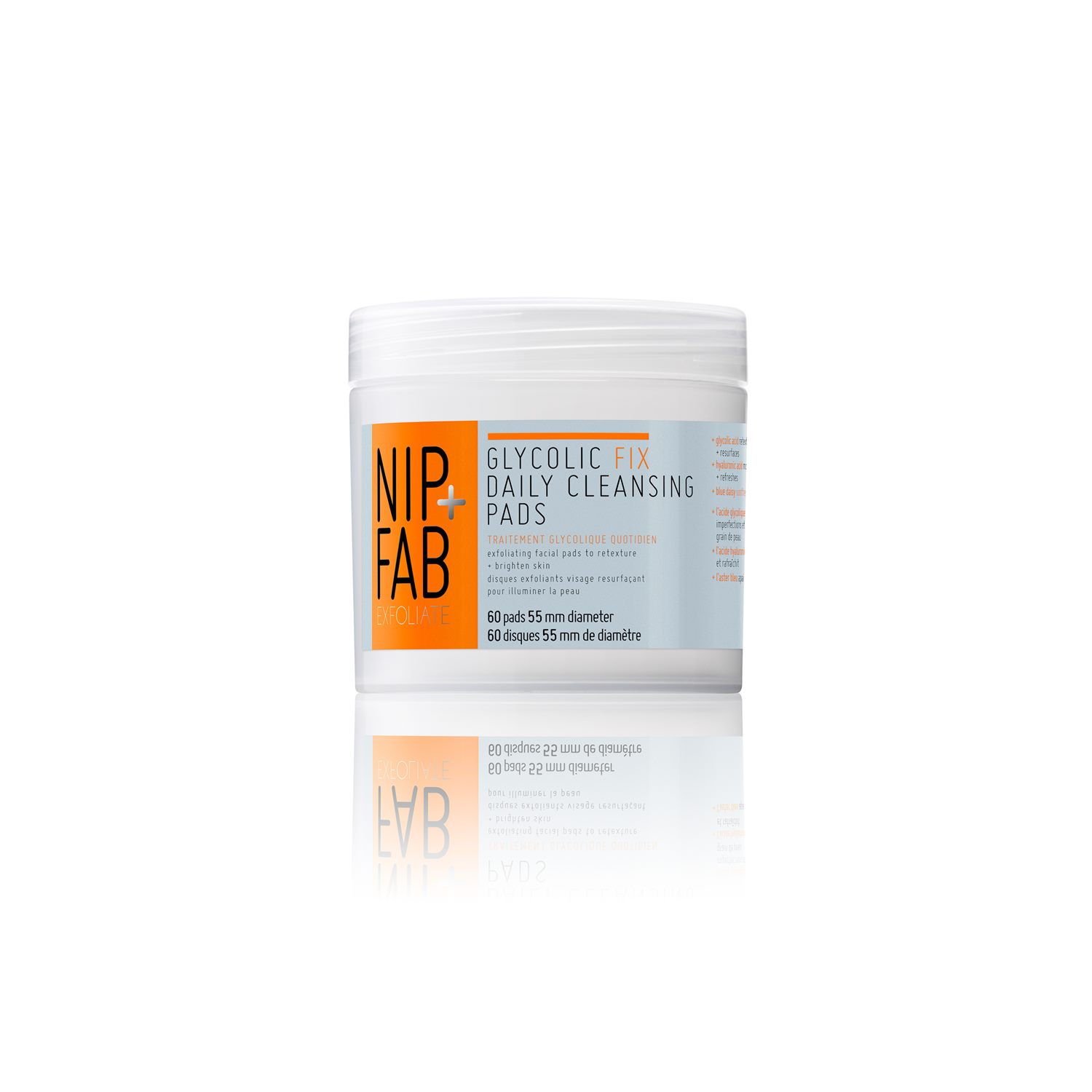 Nip+Fab Glycolic Fix Daily Cleansing Pads 60x