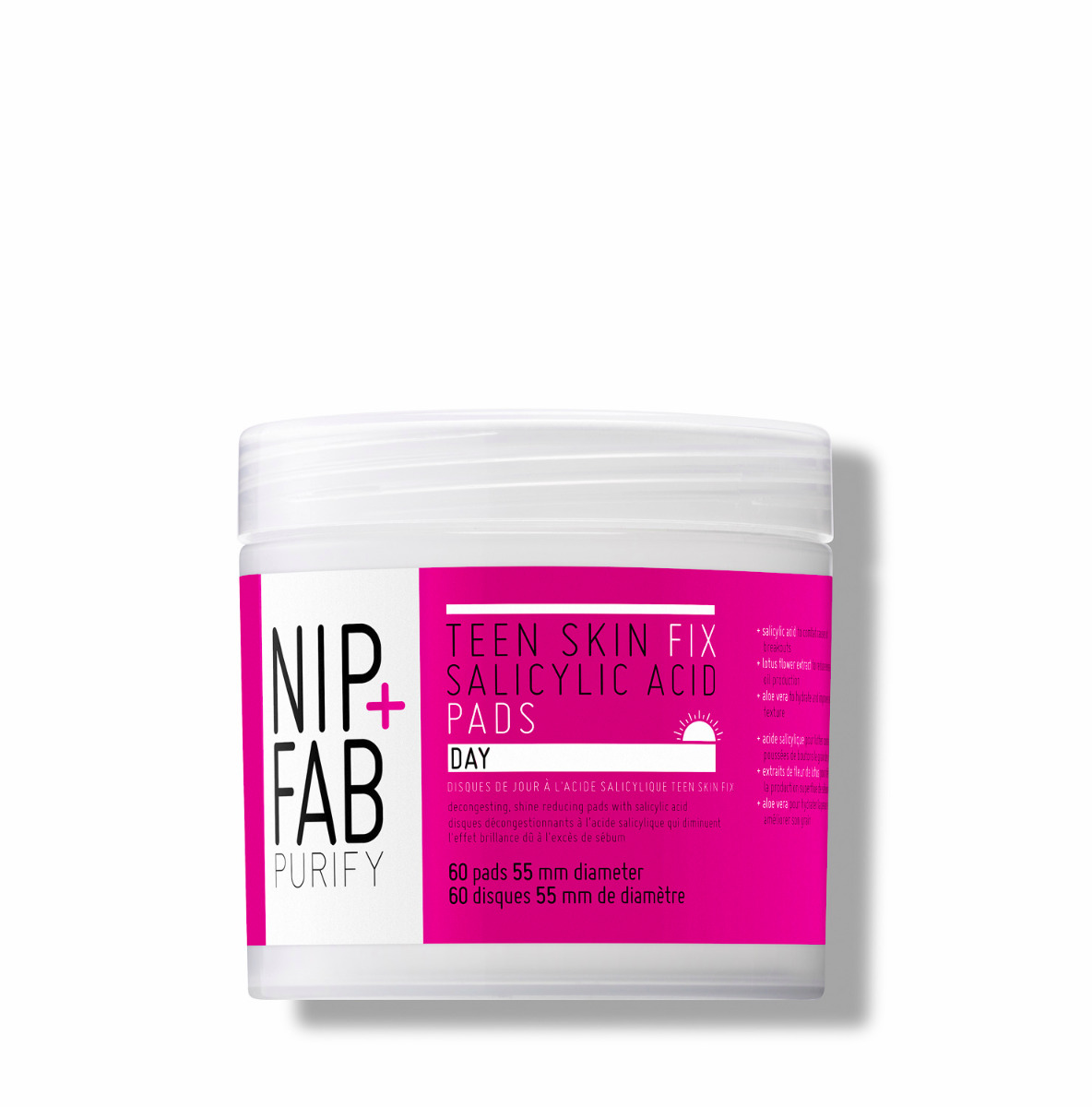 Nip+Fab Teen Skin Fix Salicylic Acid Pads Day 60x