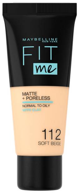 Maybelline Foundation Fit Me Matte + Poreless 112 - Beige