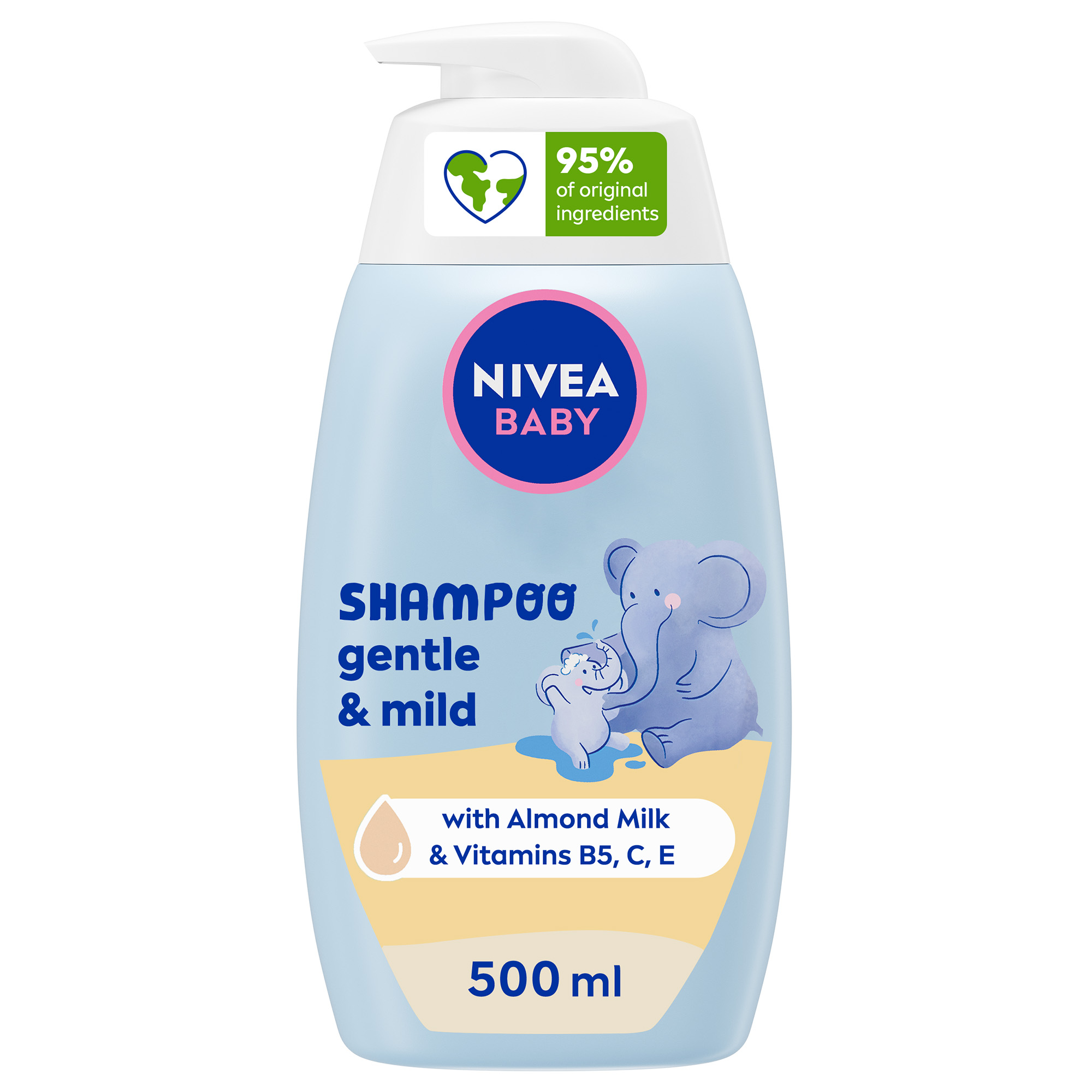 نيفيا بيبي شامبو اطفال نقي ولطيف 500 مل