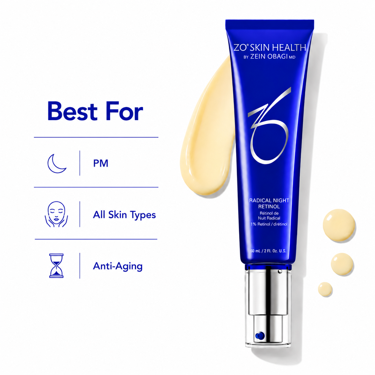 Zo Skin Health Radical Night Repair 60Ml White Cream | Nahdi
