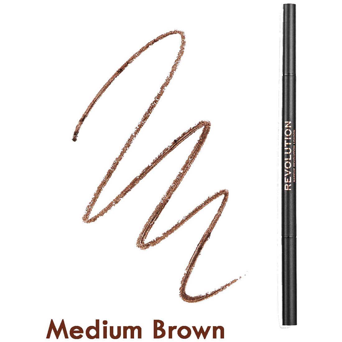 Makeup Revolution Precise Brow Pencil - Medium Brown