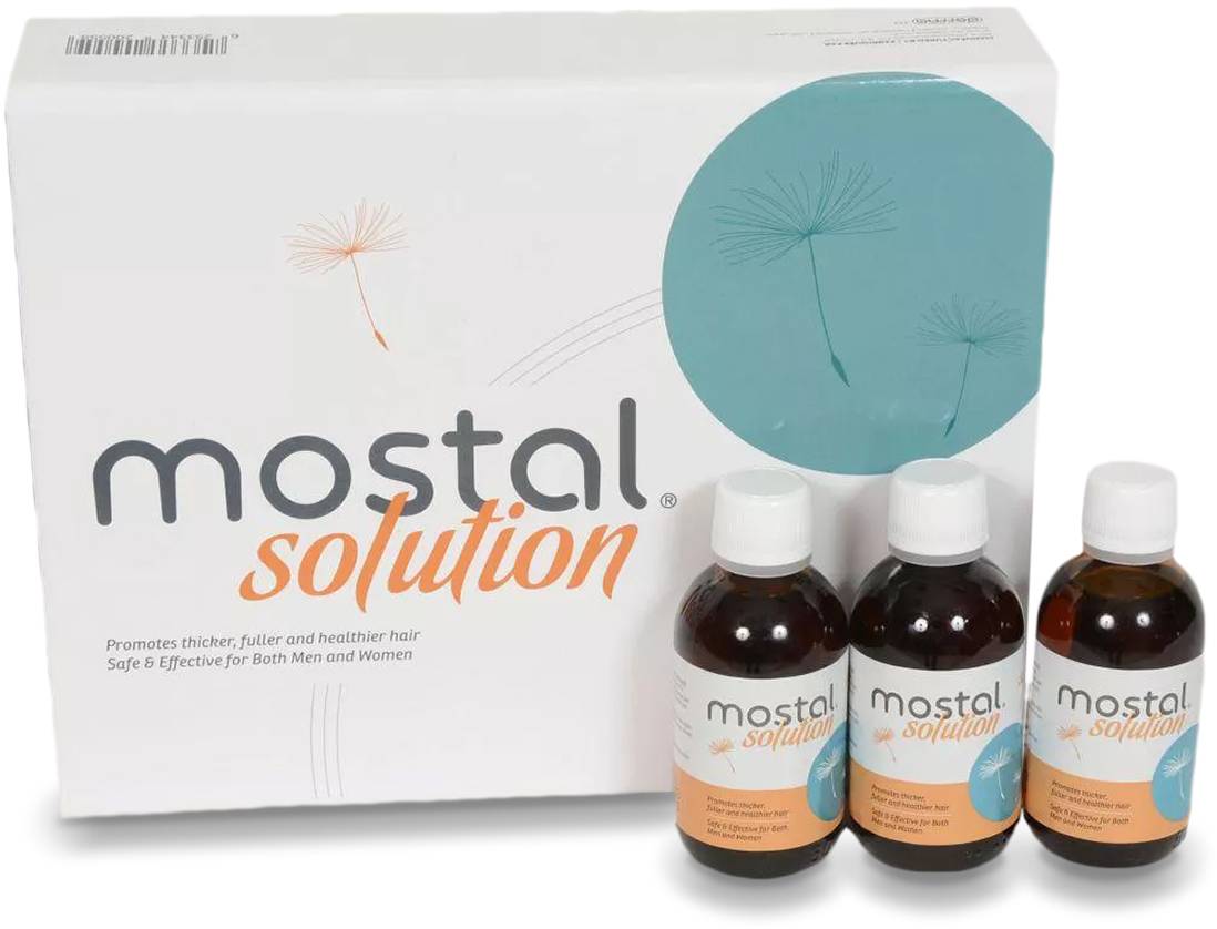 موستال محلول لعلاج تساقط الشعر(3×1) 150 مل