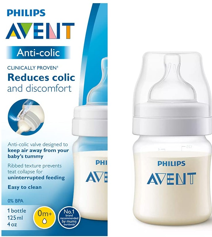 Avent Anti-Colic Bottle With Airfree Vent 125 ml X1