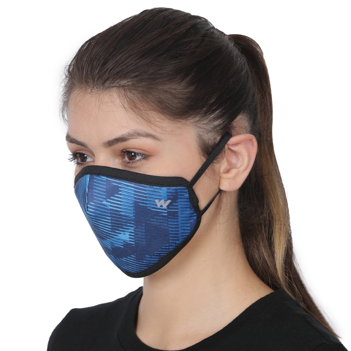 Wildcraft Supermask W95+ Subliprint Blue - Small | Nahdi