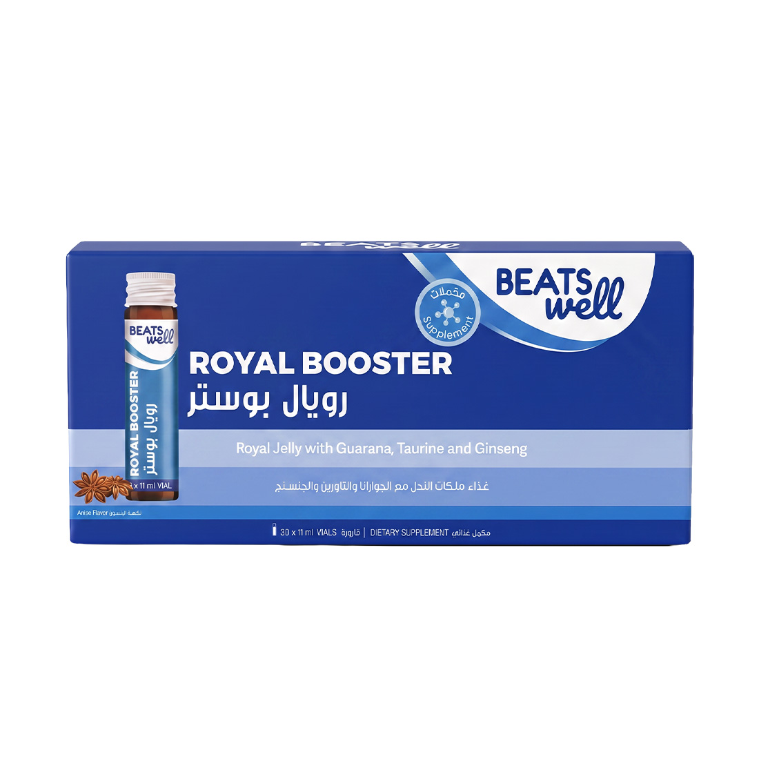 Beatswell Royal Booster Anise Flavour - 30 Drinkable Vials