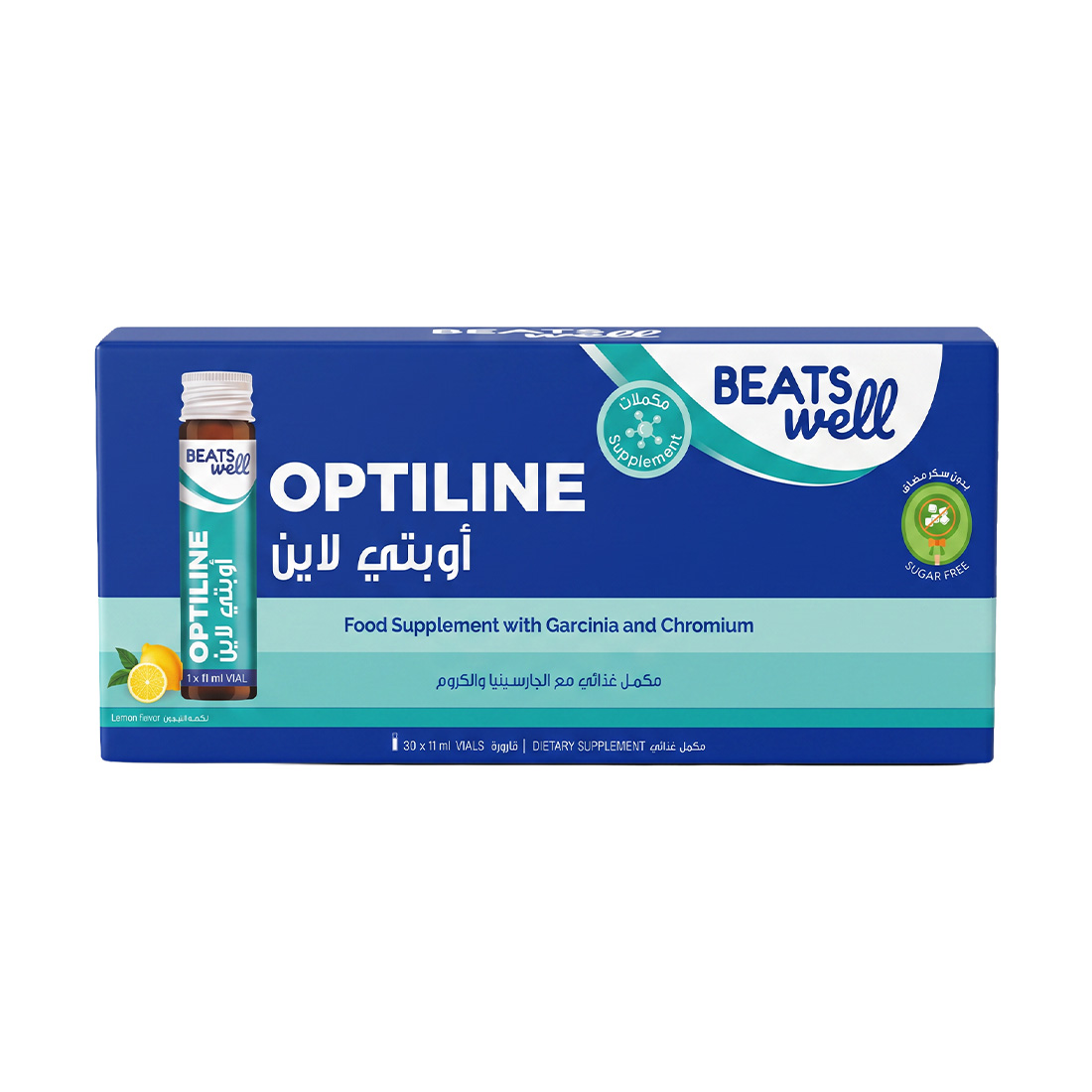 Beatswell Optiline Garcinia Lemon Flavour - 30 Drinkable Vials