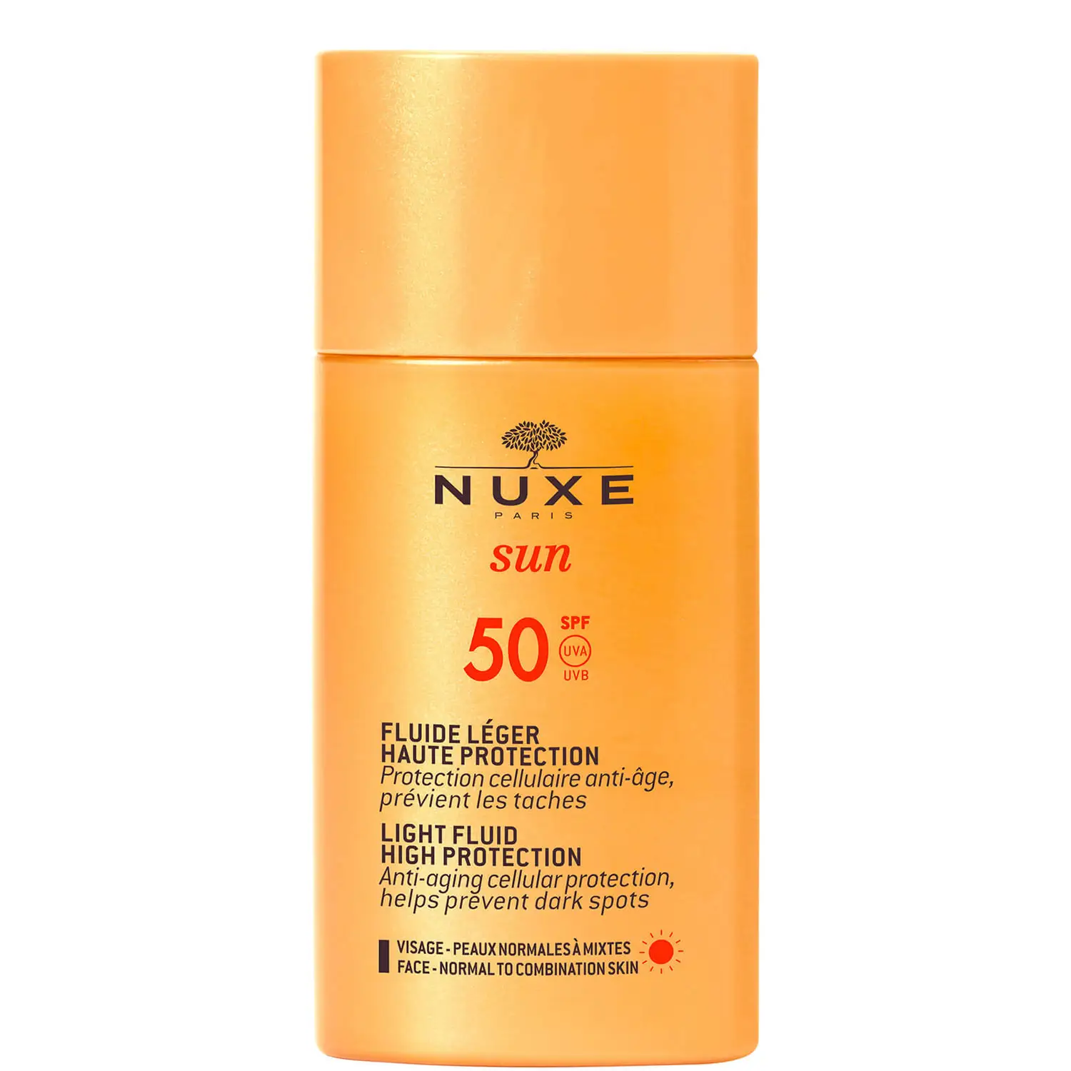 Nuxe Sun Light Fluid Spf50 High Protection 50 ml