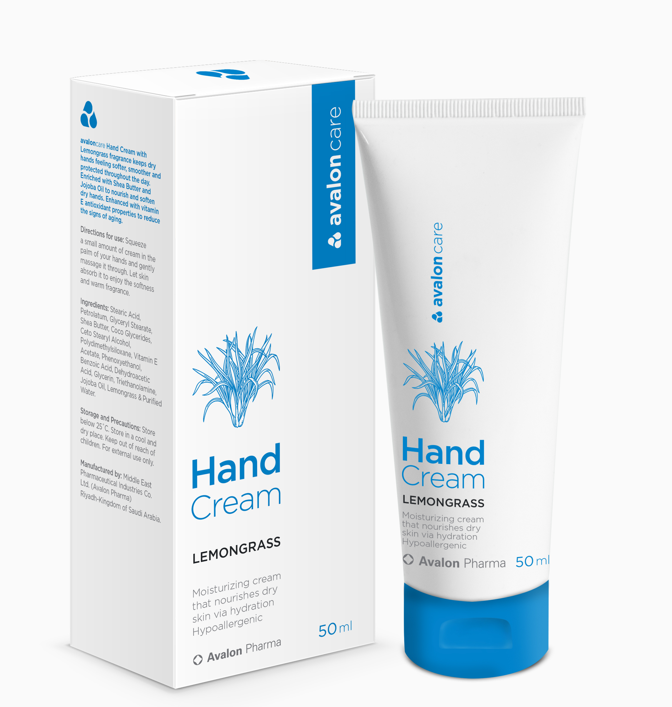 Avaloncare Hand Cream With Lemongrass 50 Ml