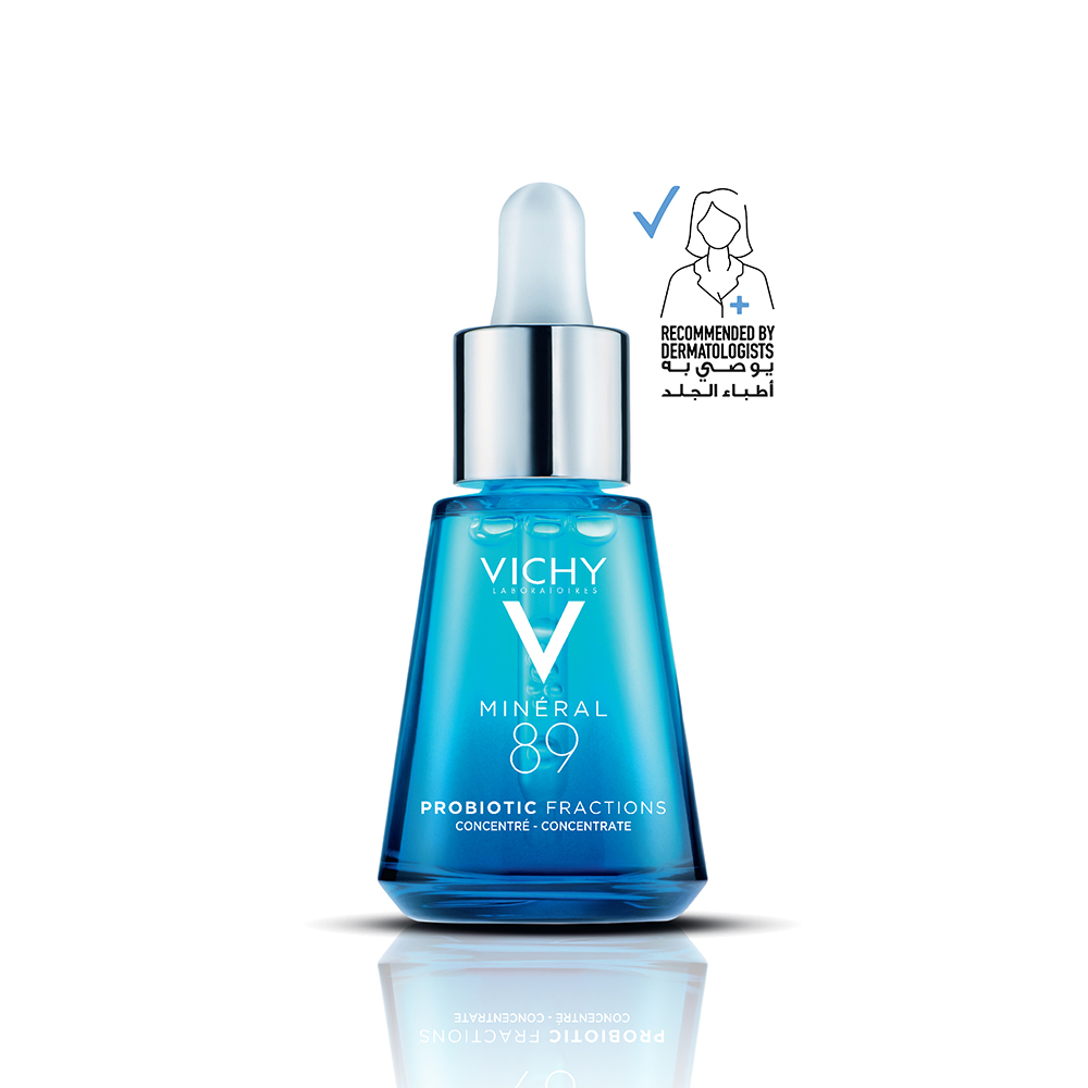 فيشي مينيرال ٨٩ بروبيوتيك فراكشنز سيروم مركز مجدد و مصحح مزود بحمض النياسيناميد 30 مل